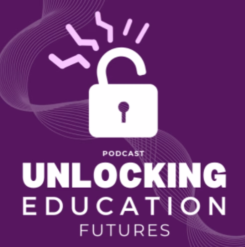 Unlocked padlock on purple background